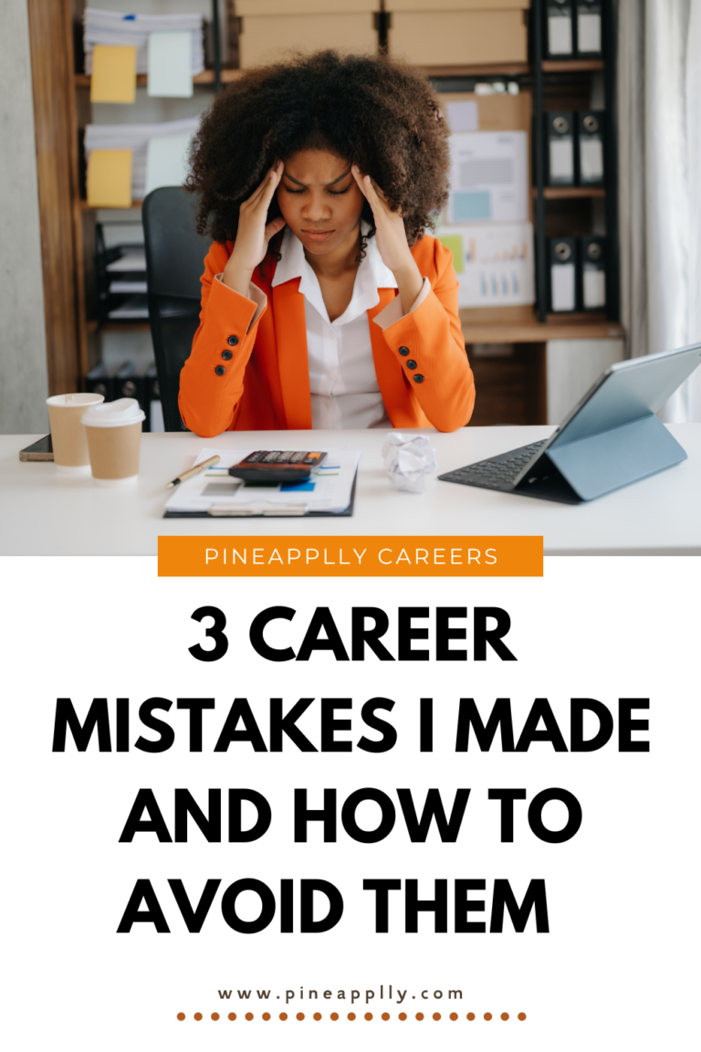 Three Mistakes I made when I quit my job (and how to avoid them)