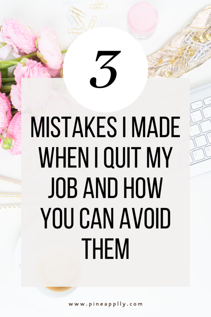 career mistakes to avoid.